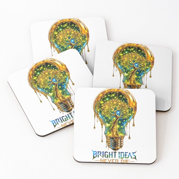 Item preview, Bright Ideas Never Die | Glowing Tree of Life Light Bulb | Inspirational Fantasy Art designed and sold by puzzell.