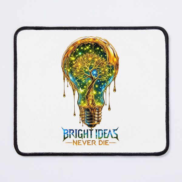 Item preview, Bright Ideas Never Die | Glowing Tree of Life Light Bulb | Inspirational Fantasy Art designed and sold by puzzell.