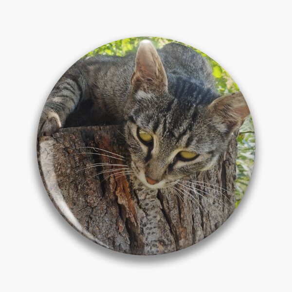 Item preview, Tabby Cat in Garden designed and sold by inspiration3.