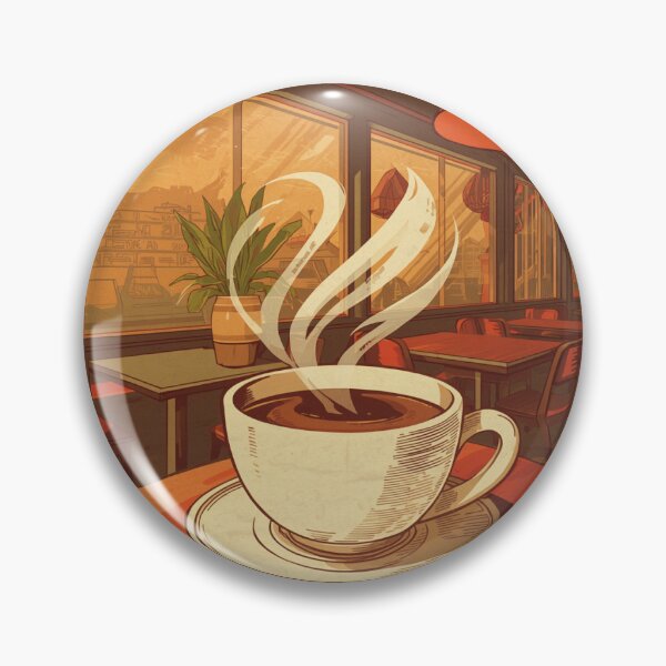 Item preview, Retro Coffee Mood designed and sold by Antique Soul Art.