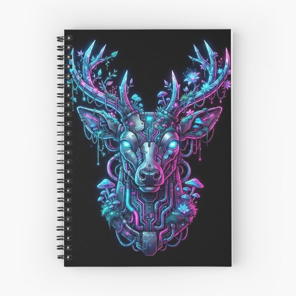 Item preview, Neon Forest Cyber-Stag designed and sold by hamza19911991.
