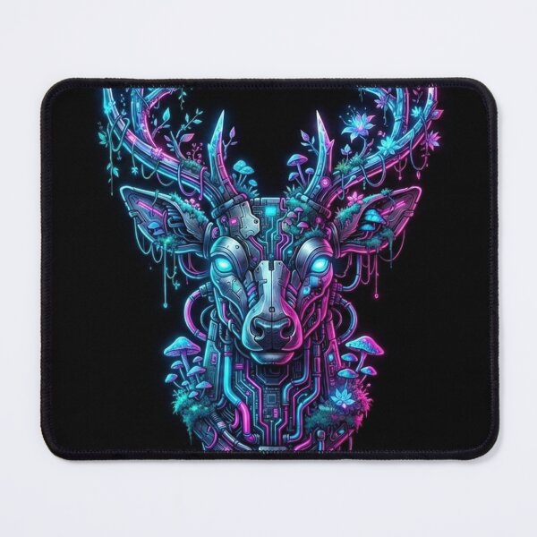 Item preview, Neon Forest Cyber-Stag designed and sold by hamza19911991.
