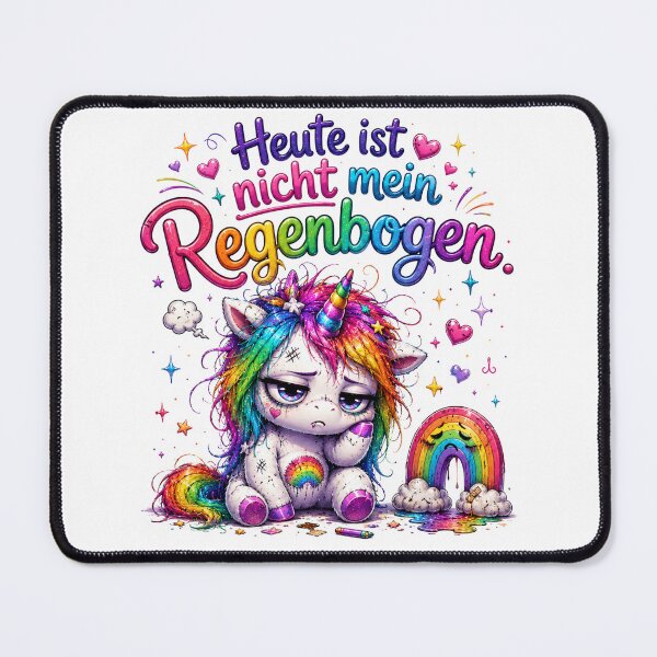 Item preview, Today Is Not My Rainbow German Quote designed and sold by Tinosshop.