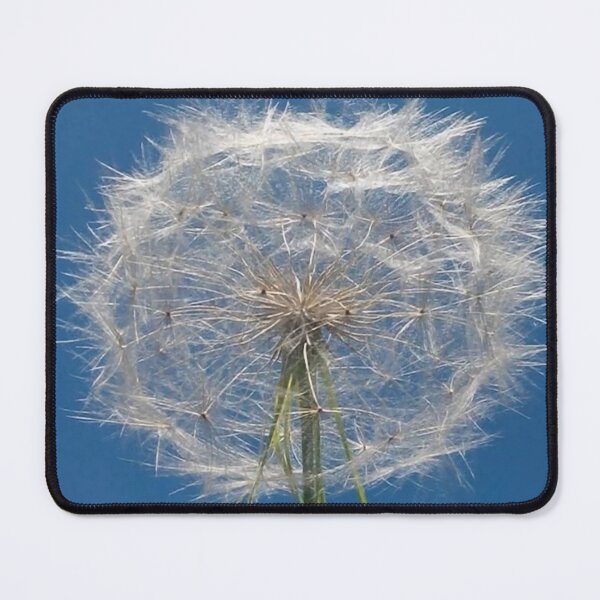 Item preview, Dandelion Wish - Make a Wish Dandelion Seed Head Against Blue Sky | Boho Nature Photography designed and sold by artofuniverse.