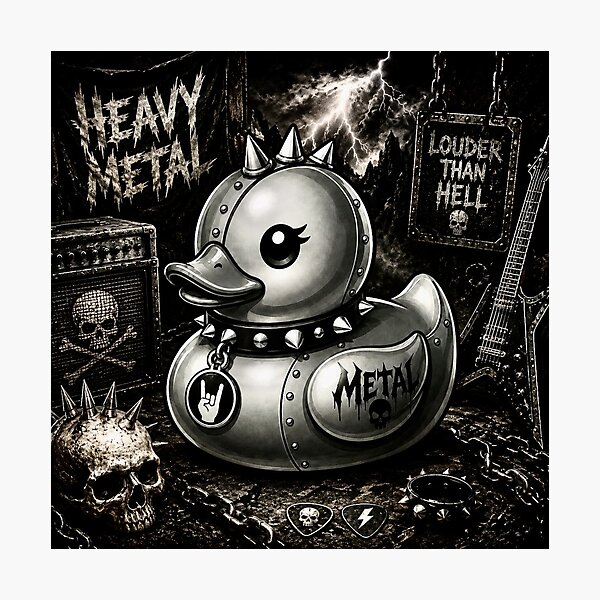 Item preview, Heavy Metal Rubber Duck designed and sold by Thor-stone.
