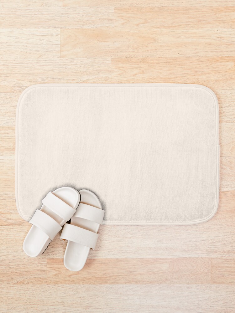 Thumbnail 1 of 6, Bath Mat, Linen solid color designed and sold by Designfs.