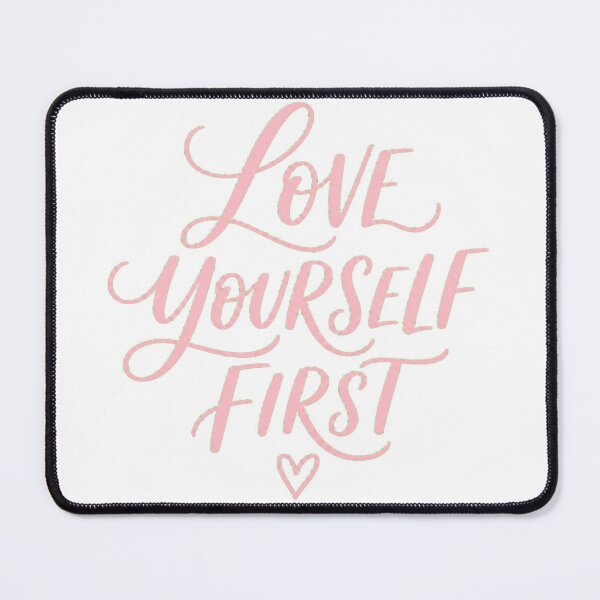 Item preview, LOVE YOURSELF FIRST Aesthetic Typography | Self-Care Positive Quote designed and sold by Ahmed Nedji.
