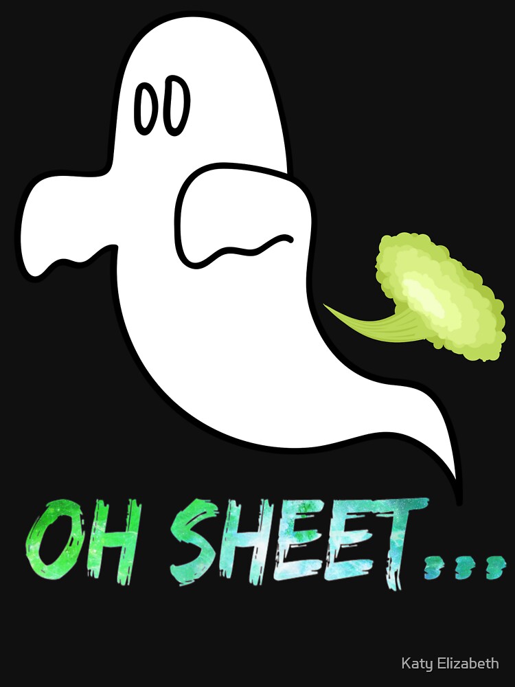 Farting Ghost Funny Halloween T Shirt Halloween Tees T Shirt By