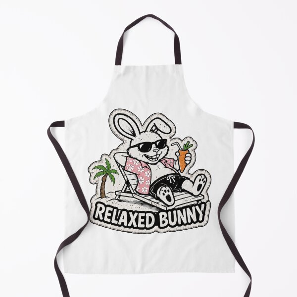 Item preview, [20:37, 4.07.2026] Mis Polski: Relaxed Bunny – Funny Beach Rabbit Vacation Sticker, T-Shirt & Hoodie  designed and sold by bunnymode.