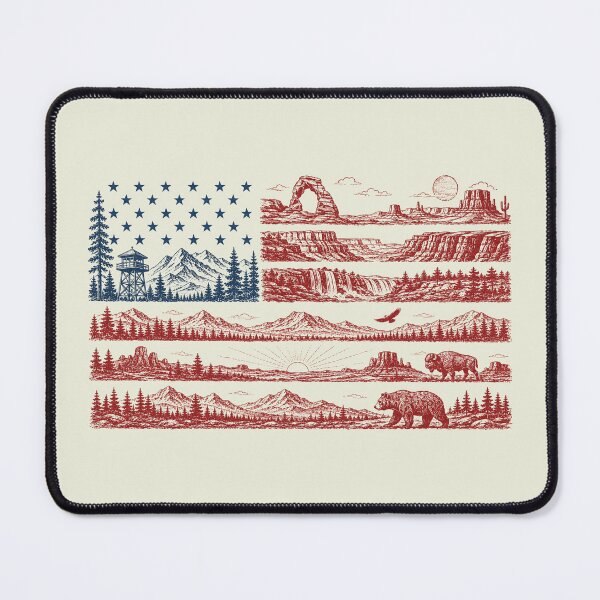 Item preview, National Parks American Flag designed and sold by Bkermen.