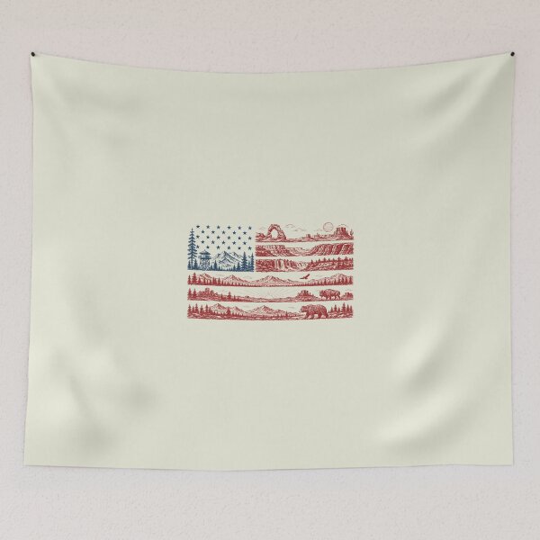 Item preview, National Parks American Flag designed and sold by Bkermen.