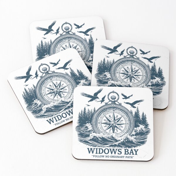Item preview, Widows Bay – Follow No Ordinary Path | Vintage Compass T-Shirt | Gothic Adventure & Forest Navigation Design designed and sold by Vvmd.