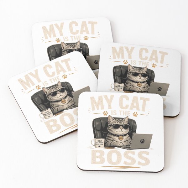 Item preview, My Cat Is The Boss designed and sold by Carrinho21.