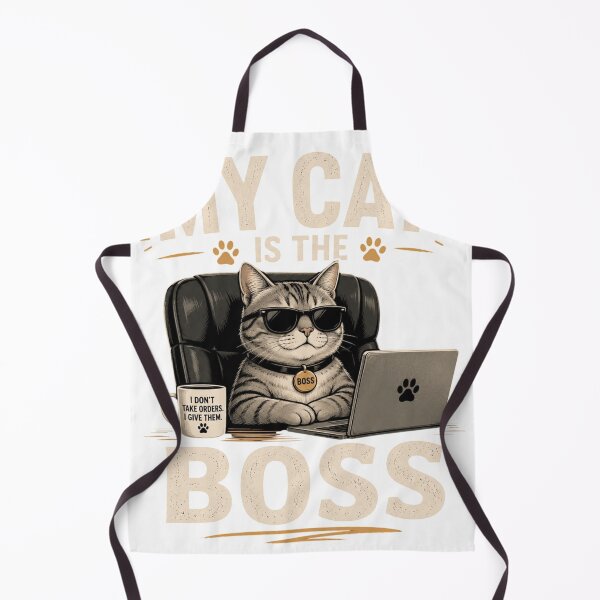 Item preview, My Cat Is The Boss designed and sold by Carrinho21.