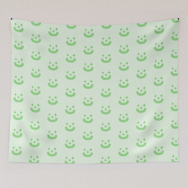 Item preview, Mint Green Smiling Clown Face designed and sold by clownfirmations.