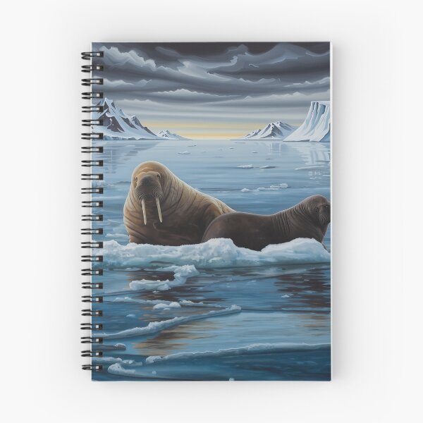 Item preview, Two Walruses on Ice Floe designed and sold by WildLedger.