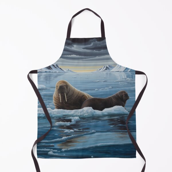 Item preview, Two Walruses on Ice Floe designed and sold by WildLedger.