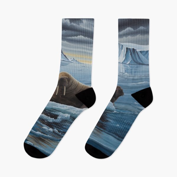 Item preview, Two Walruses on Ice Floe designed and sold by WildLedger.