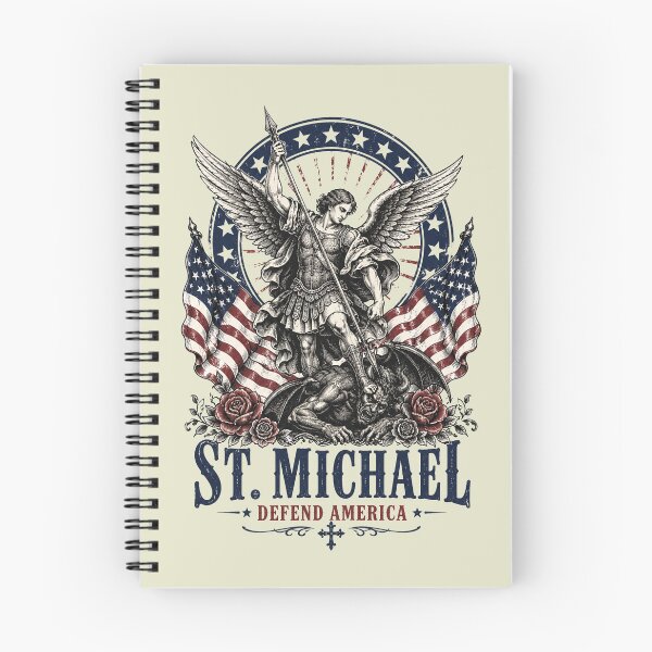 Item preview, St. Michael Defend America Archangel Patriot USA Flag designed and sold by Bkermen.