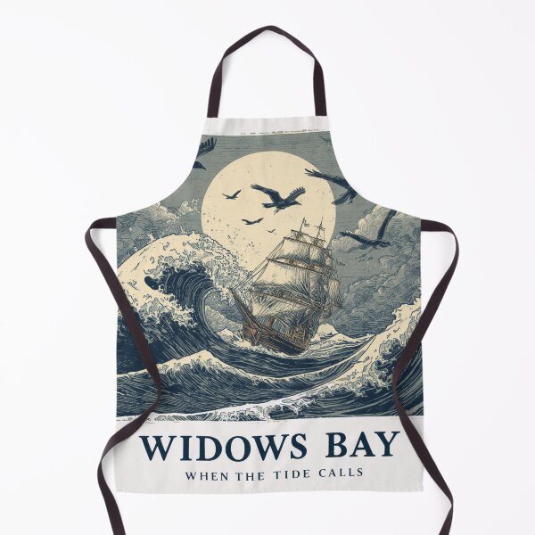 Item preview, Widows Bay – When The Tide Calls | Vintage Sailing Ship & Stormy Ocean T-Shirt | Gothic Nautical Adventure Design designed and sold by Vvmd.