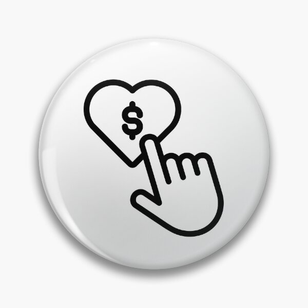 Item preview, Money Click Icon Minimal Design designed and sold by سله أرت.