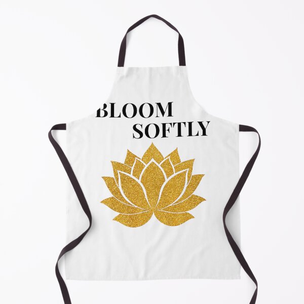 Item preview, Bloom Softly | Minimalist Lotus Flower Inspirational Quote designed and sold by Miss Lotus Studio.