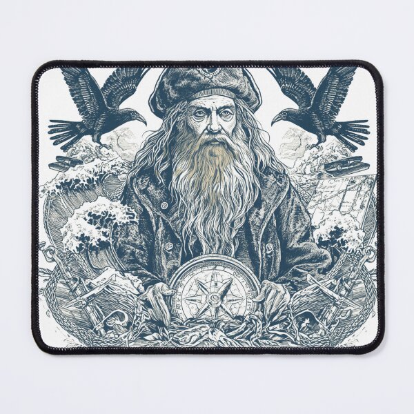 Item preview, Widows Bay Sea Captain | Vintage Nautical Explorer Compass T-Shirt | Gothic Maritime Adventure Design designed and sold by Vvmd.