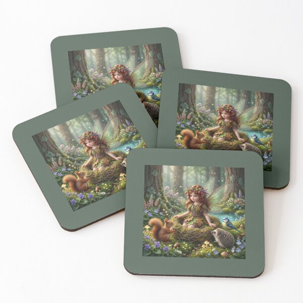 Item preview, ​The Forest Fairy and Her Little Friends. designed and sold by JoyNest = "The nest of joy".
