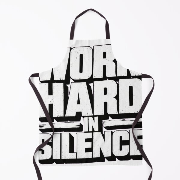 Item preview, WORK HARD IN SILENCE Streetwear | Motivational Hustle Quote Design designed and sold by Ahmed Nedji.