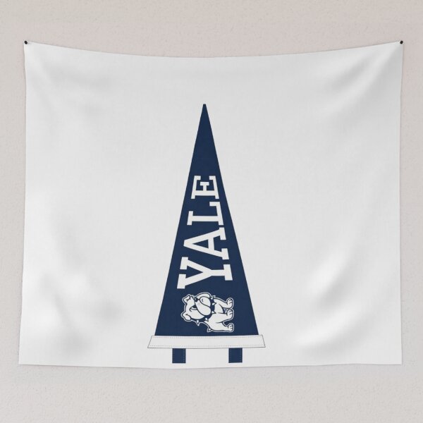 Item preview, Yale Bulldogs Pennant Vintage College Spirit designed and sold by ExploreAura Studio.