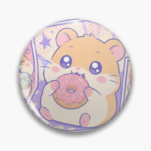 Item preview, Kawaii Hamster Mini Donut Comic Panels designed and sold by Gift Phrase Studio.