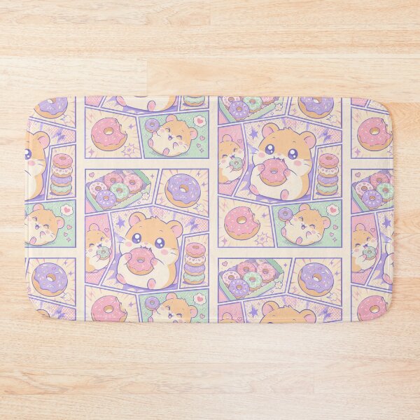 Item preview, Kawaii Hamster Mini Donut Comic Panels designed and sold by Gift Phrase Studio.