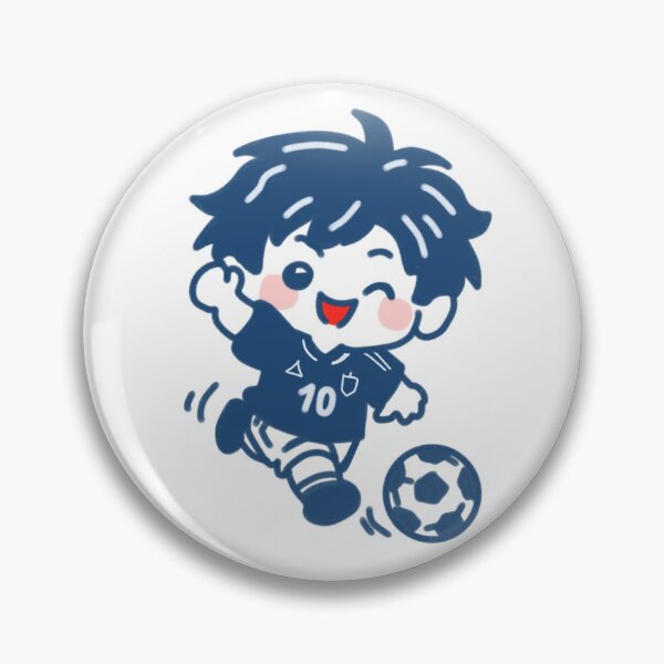 Item preview, Chibi Soccer Boy Football Player Cartoon designed and sold by Dospart.