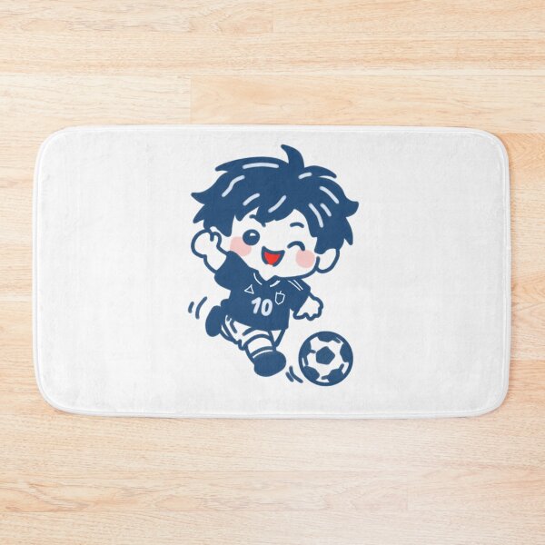 Item preview, Chibi Soccer Boy Football Player Cartoon designed and sold by Dospart.