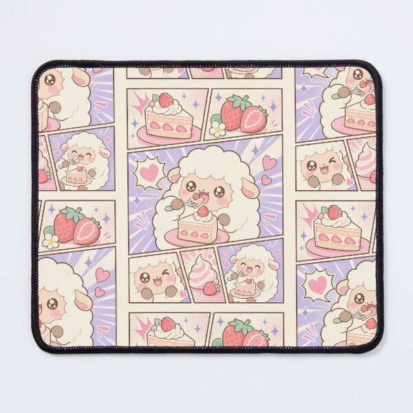 Item preview, Kawaii Sheep Strawberry Cake designed and sold by Gift Phrase Studio.