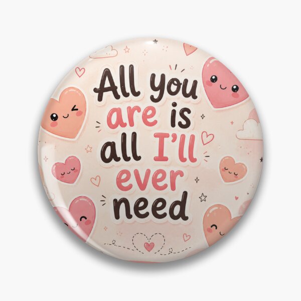 Item preview, Cute Kawaii Heart Typography | Romantic Valentine Aesthetic Print designed and sold by Snikdha.