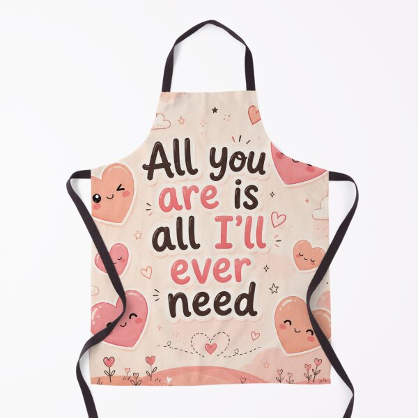 Item preview, Cute Kawaii Heart Typography | Romantic Valentine Aesthetic Print designed and sold by Snikdha.