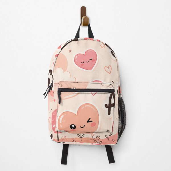Item preview, Cute Kawaii Heart Typography | Romantic Valentine Aesthetic Print designed and sold by Snikdha.