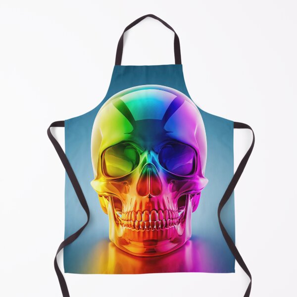 Item preview, Colorful Rainbow Skull Anatomy Art | Vibrant Medical Skeleton Illustration designed and sold by WordPlayStudio.