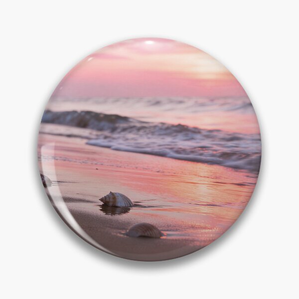 Item preview, Serene Golden Hour Beach - Warm Sunset Ocean Waves Coastal Aesthetic designed and sold by Dezinix.
