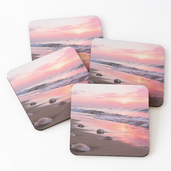 Item preview, Serene Golden Hour Beach - Warm Sunset Ocean Waves Coastal Aesthetic designed and sold by Dezinix.
