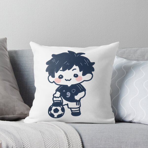 Item preview, Chibi Soccer Boy Football Player Cartoon designed and sold by Dospart.