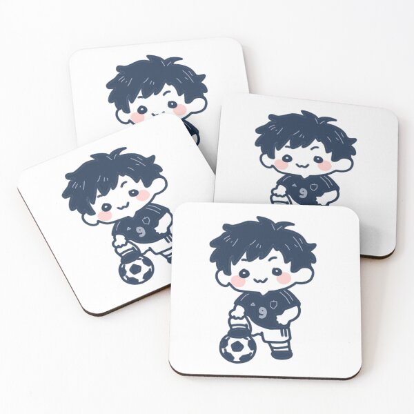 Item preview, Chibi Soccer Boy Football Player Cartoon designed and sold by Dospart.