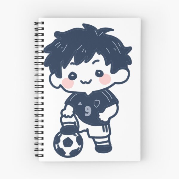 Item preview, Chibi Soccer Boy Football Player Cartoon designed and sold by Dospart.