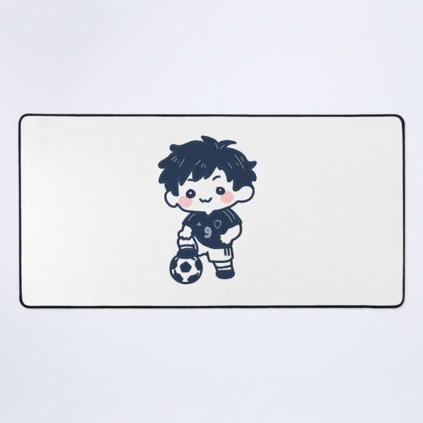 Item preview, Chibi Soccer Boy Football Player Cartoon designed and sold by Dospart.
