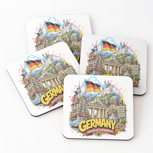 Item preview, Germany Urban Graffiti Travel Vintage Design designed and sold by EdwinkOne.