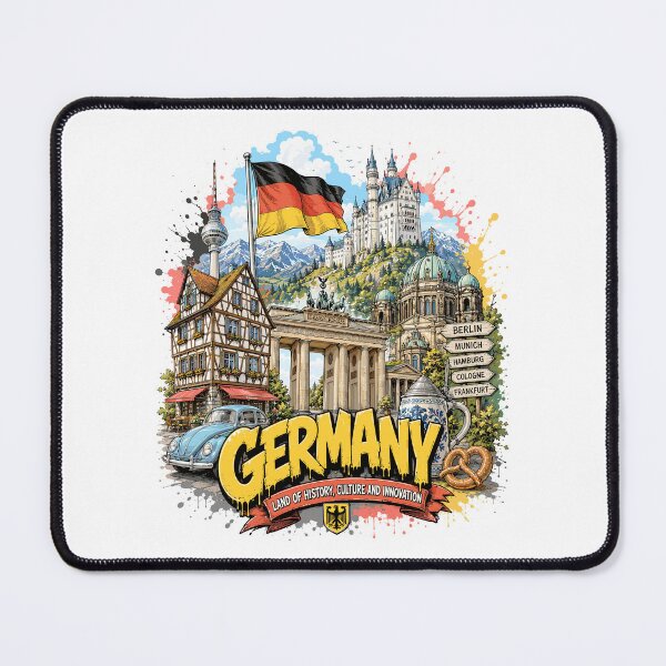 Item preview, Germany Urban Graffiti Travel Vintage Design designed and sold by AtuqStudio.