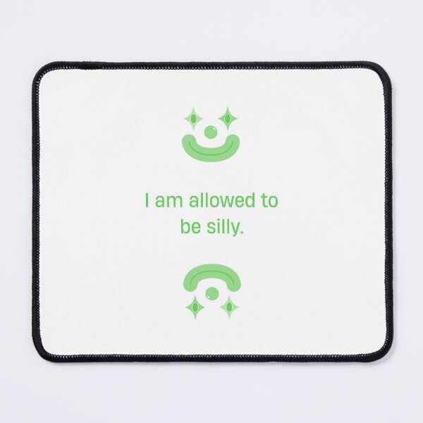 Item preview, "Allowed To Be Silly" Clown Afirmation Quote designed and sold by clownfirmations.
