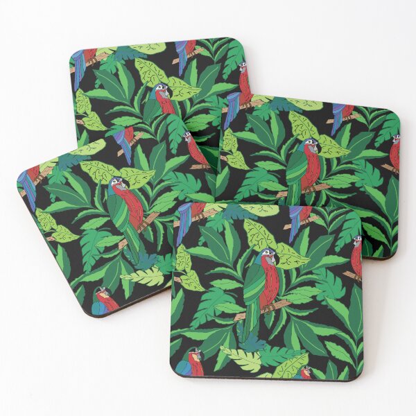 Item preview, Tropical Garden with Parrot designed and sold by Nana Dancer Designs.
