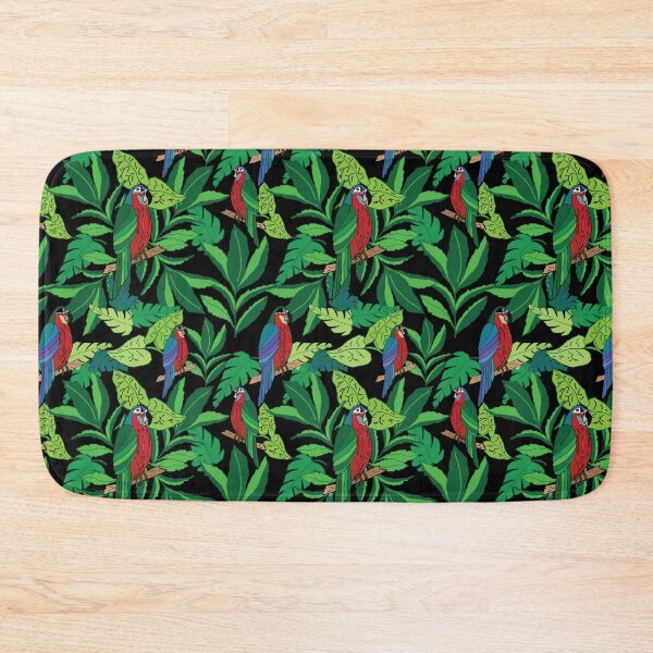 Item preview, Tropical Garden with Parrot designed and sold by Nana Dancer Designs.